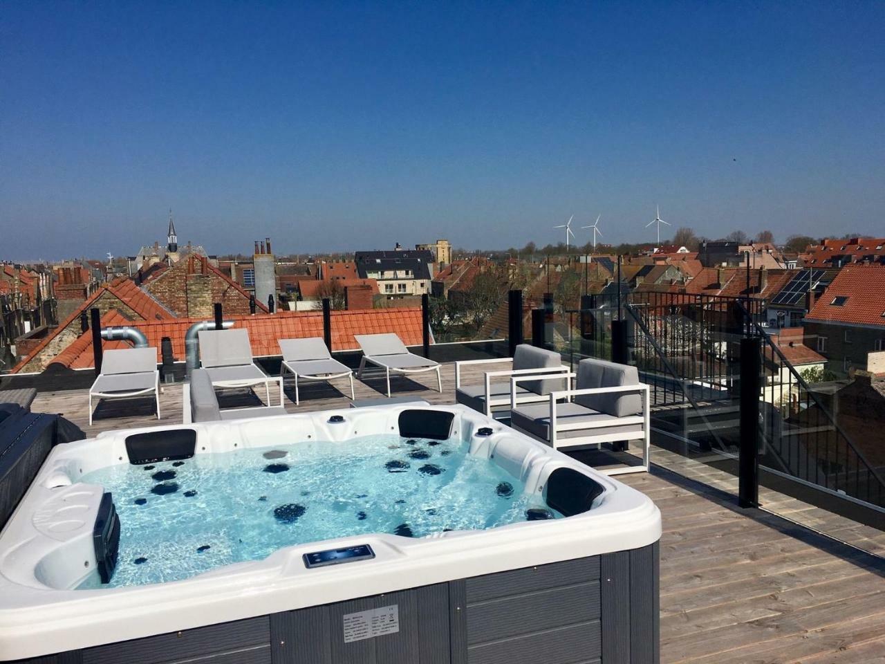 Luxurious Apartment In Nieuwpoort With Jacuzzi Exteriér fotografie